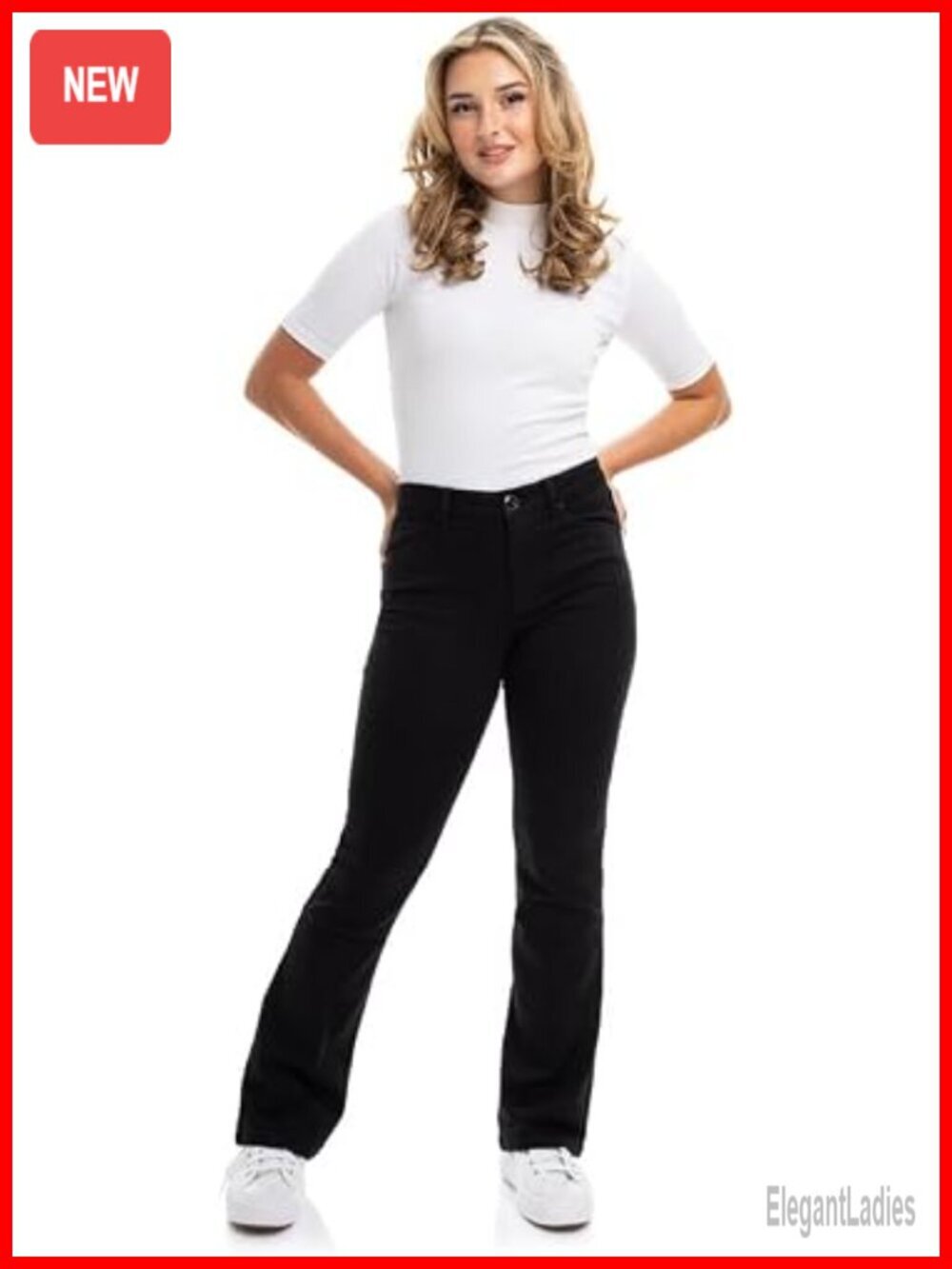 High-Rise Slim Boot Jeans Ultra-Comfy Stretch Sculpting Fit